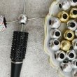 画像1: 四つ穴ビーズmixマットメタル風ccb　約12mm (1)