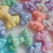画像1: ダブルリボンビーズ　色ランダム50g (1)