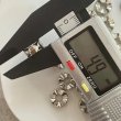 画像4: 波ロンデル太めフリルA ccbビーズ　約50個 (4)