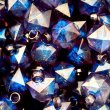 画像1: カン付ビーズ夜光マーメイド6角　約16mm (1)