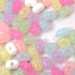 画像1: デカピーナッツビーズ　カラーmix 5×8mm (1)