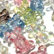 画像2: カラフルオーロラクリアクマ小　色ランダム10個 (2)