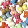 画像1: カラフルオーロラクマ小　色ランダム10個 (1)
