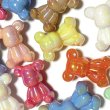 画像2: カラフルオーロラクマ小　色ランダム10個 (2)