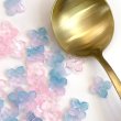 画像4: フラワービーズ紫陽花　アジサイ　ガラス 幅約14mm (4)