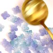 画像8: フラワービーズ紫陽花　アジサイ　ガラス 幅約14mm (8)
