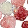 画像3: 夜光薔薇カボション2.3mm　貼り付けパーツ　2個 (3)