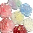 画像1: 夜光薔薇カボション2.3mm　貼り付けパーツ　2個 (1)