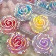 画像2: 特大夜光薔薇カボション4.4mm　貼り付けパーツ　1個 (2)