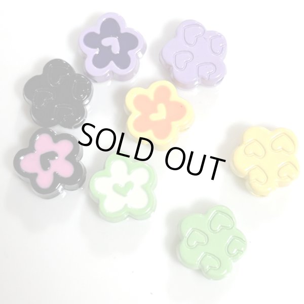 画像1: 合金ビーズ　miniフラワー　3個　 (1)