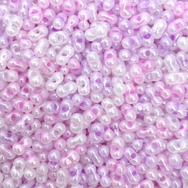 画像1: 2ガラスピーナッツパールインナーカラー　3×6mm やや小さめ　5cc×2すくい (1)