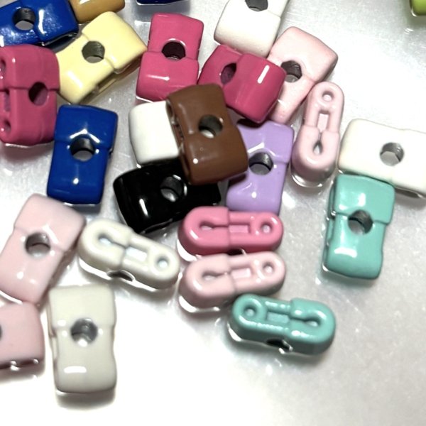 画像1: 合金ビーズ　mini安全ピン  量り売り　約10個　 (1)