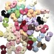 画像1: 合金ビーズ　miniマット重ねリボンmix 量り売り　約10個　 (1)