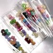 画像2: 合金ビーズ　miniマット重ねリボンmix 量り売り　約10個　 (2)