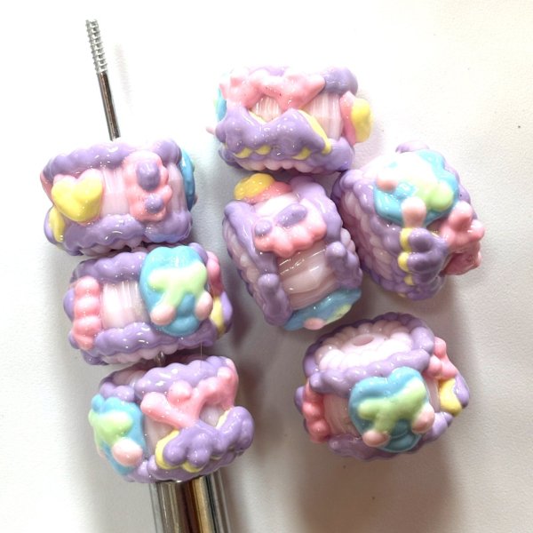 画像1: ペイントビーズ7 量り売り　10個 (1)