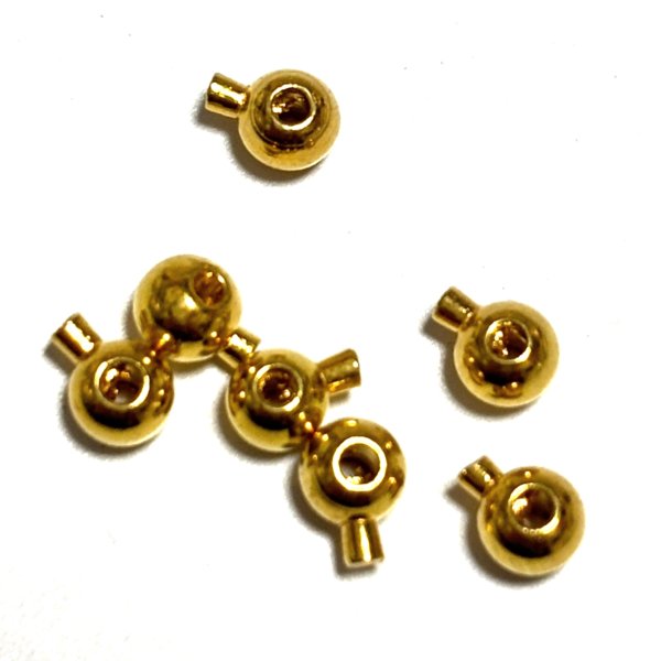 画像1: つぶし玉　かしめ玉　ワンパッチン　約3mm 量り売り約20個 (1)