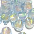 画像5: 夜光カン付ランタンビーズ　ABギャラクシー　約17.7×12mm 量り売り10個 (5)