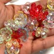画像3: オーロラアクリル四つ葉ビーズ　mix すくい (3)