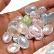 画像2: パールオーバルビーズmix 14×18mm　量り売り約50g (2)