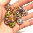 画像2: アンティークステンドグラス風ビーズmix　17.3×14.5mm　量り売り10個 (2)