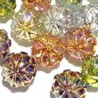 画像1: アンティークステンドグラス風ビーズmix　17.3×14.5mm　量り売り10個 (1)