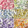 画像1: アクリルティアドロップmixビーズ　量り売り約40g (1)