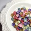 画像1: 小フラワービーズ　微粒子パステルmix (1)