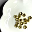 画像2: ビーズキャップ合金B　約6mm　量り売り約30個 (2)