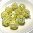 画像8: 夜光薔薇リボンビーズ　ハンドメイド陶器粘土系ビーズ (8)