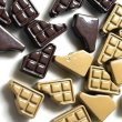 画像1: 合金ビーズ　チョコレート　約7×10mm 量り売り5個　 (1)