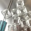 画像2: クリアビーズ　オープンスクエア 量り売り約10個 約23mm (2)