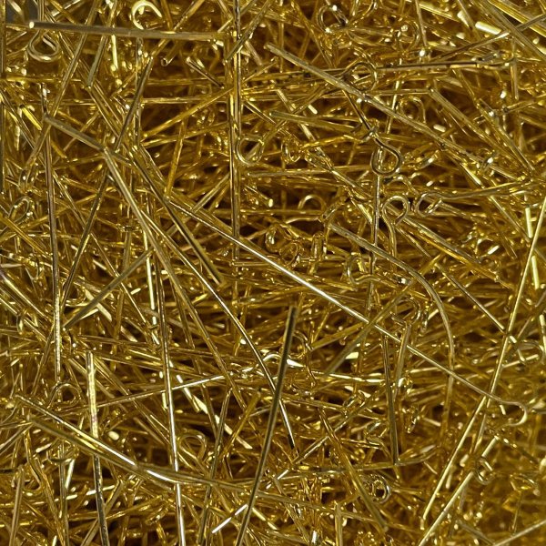 画像2: 金具　9ピン約100本約20g　0.7×48mm ロング (2)