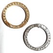 画像1: カラビナ　大ラインストーンサークル約33.6mm　3個 (1)