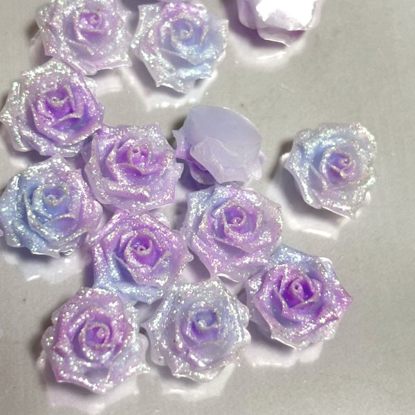 画像1: 夜光柔らか薔薇　ソフトローズ約10mm　量り売り　約40個 (1)