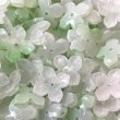 画像2: フラワービーズ紫陽花　アジサイ　ガラス 幅約14mm (2)
