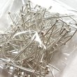 画像2: 金具　玉ピン丸ピン　玉2mm 0.7×30mm (2)