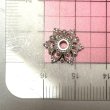 画像2: ビーズキャップ合金F 中サイズ 約12mm　4個 (2)