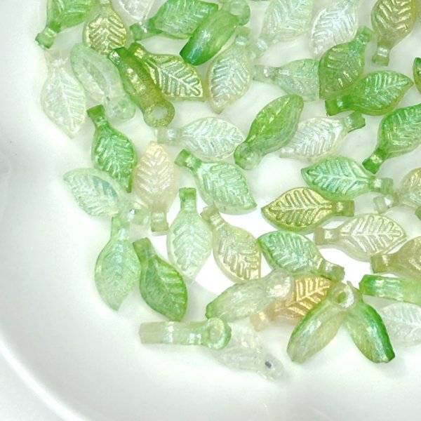 画像4: アクリルminiリーフビーズmix　色選択　量り売り約30g (4)