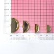 画像2: リボン留め金具　半円型　量り売り20個 (2)